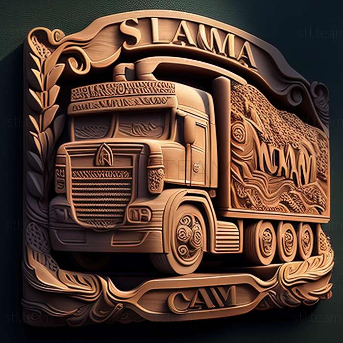 3D model Scania Truck Driving Simulator The Game game (STL)